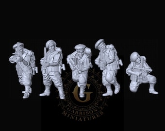 Australian Commandos SMG Unit, 28mm 1/56