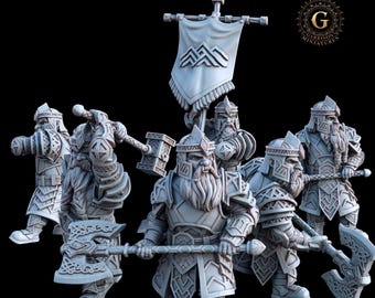 Dwarf Iron Vanguard X6 : 28mm