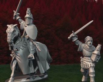 Edward, The Black Prince. Foot & Mounted 28mm 1/56