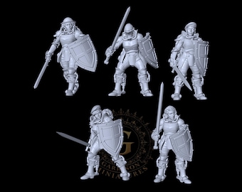 British Sword and Shield Unit: 28mm