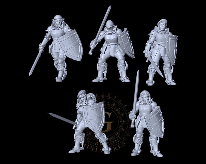 British Sword and Shield Unit: 28mm