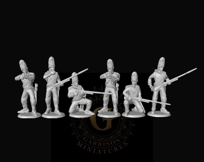 Spanish Grenadiers Firing X6 28mm