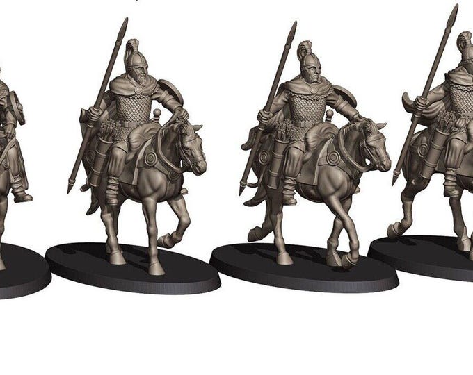 Late Roman Bucellarii Cavalry  28mm 1/56