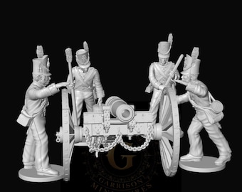British Foot Artillery Set 1 28mm