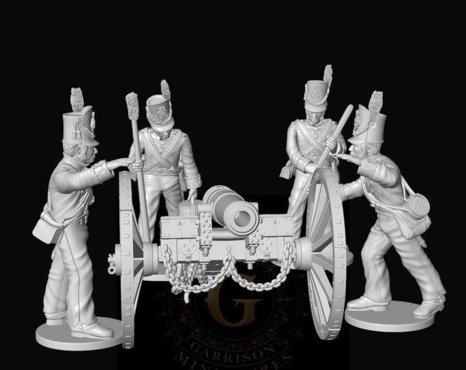 British Foot Artillery Set 1 28mm