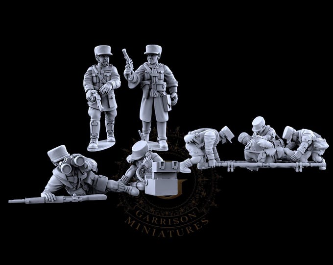 French Foreign Legion HQ,  28mm 1/56