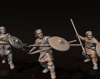 Dark Ages Skirmishers Set 2  28mm 1/56