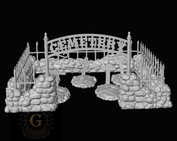 Boot Hill Cemetery 1:87 HO Scale Old West Model Railroad Railway Layout Figures