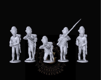 Austrian German Grenadiers Skirmish X5: 28mm