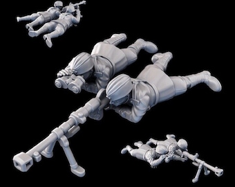 Soviet Anti-Tank Unit, 28mm 1/56