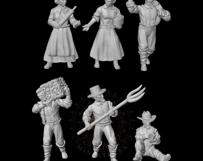 Farmers, 28mm/32mm