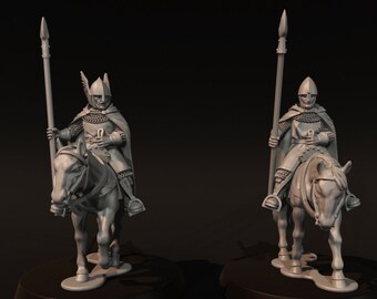 City Guard with Spears Mounted, 28mm