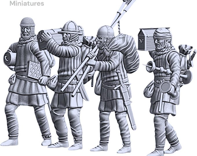 Medieval Looters X4 28mm
