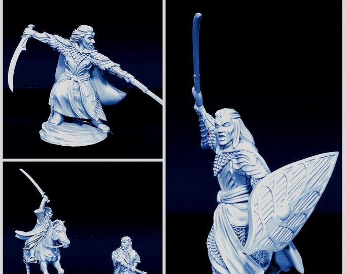 Elf Lords and Commanders, 28mm 1/56