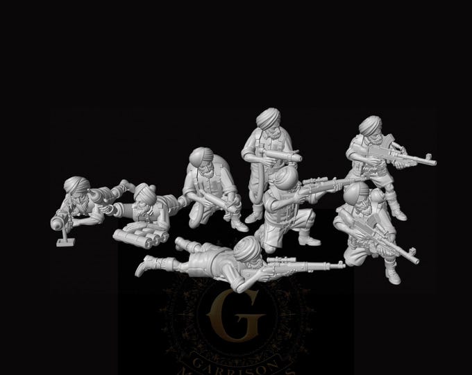 Indian Sikh Support Units: 28mm