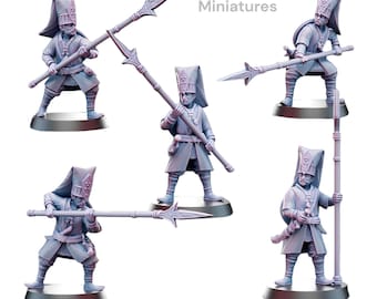 Easterling Jannisary Spearmen 28mm 1/56