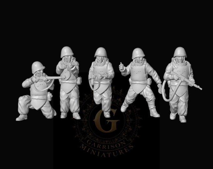 Red Army Assault Engineers X5 28mm or 20mm