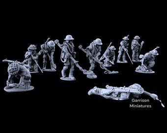 Australian Engineers 28mm 1/56