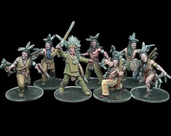 Sioux Warriors on Foot  28mm/32mm