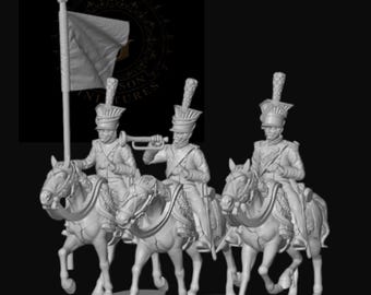 Austrian Uhlans Command Set A : 28mm