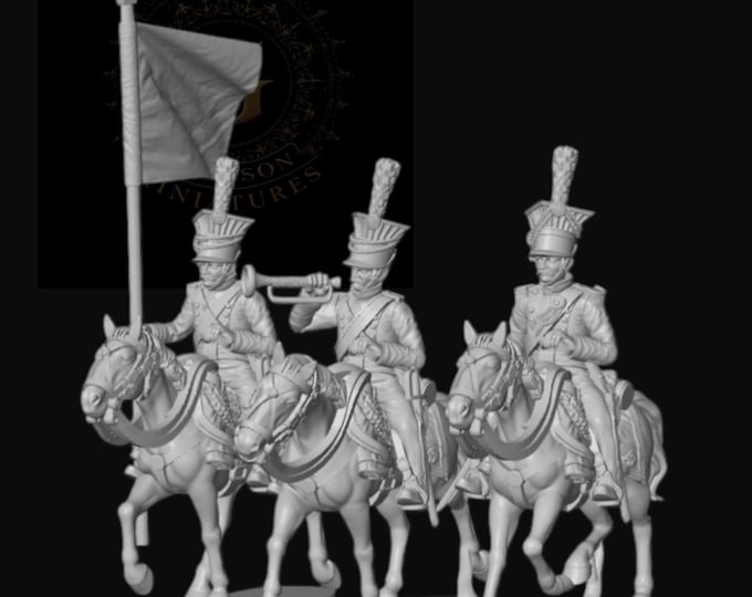 Austrian Uhlans Command Set A : 28mm