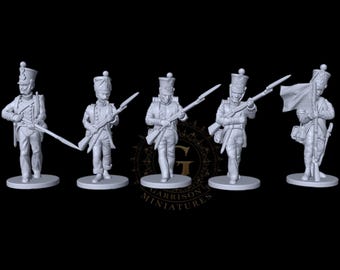 Napoleonic French Infantry X5 28mm