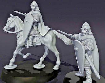 King Harold Godwinson Foot and Mounted, 28mm 1/56