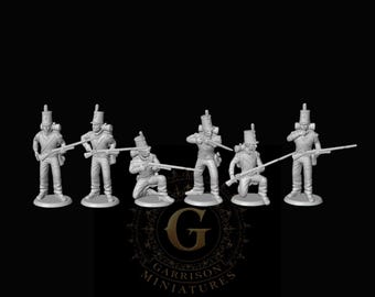 Portuguese Grenadiers Firing x6 28mm