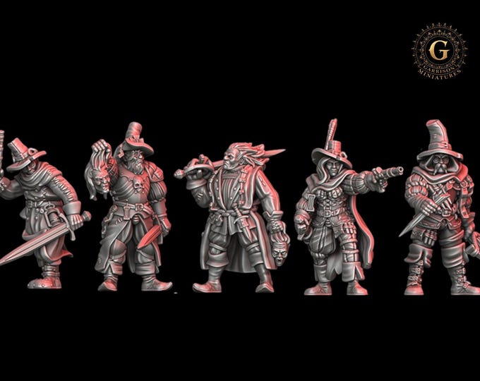 Inquisition Witch Hunters Set 1 ideal Trench Crusade Grimdark 28mm