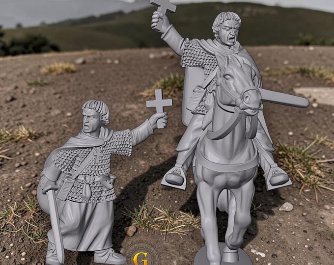 Bishop Haehmund 1066 28mm Unpainted Resin Miniatures Dark Ages Wargaming RPG D&D