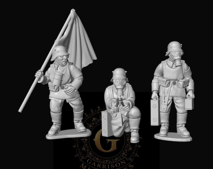 Imperial German Sanisoldat Team 28mm
