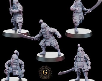 Trench Crusade Compatible Sino-Soviet Cathay Swordsmen  32mm