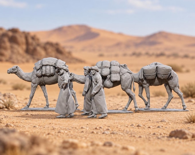 Camel Caravan: 28mm Historic Wargame and Display Miniatures