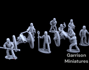 American Civil War Union Artillery, 28mm 1/56