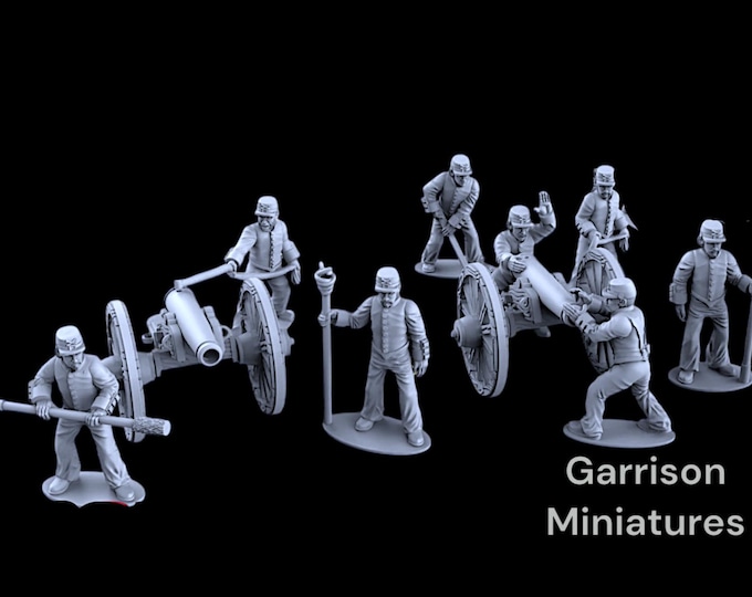 American Civil War Union Artillery, 28mm 1/56