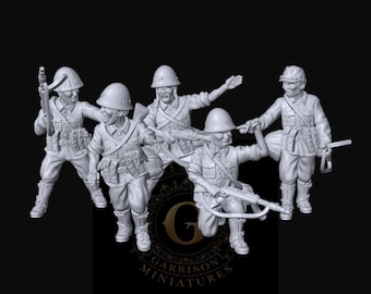 Japanese NCOs X5: 20mm and 28mm