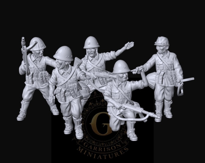 Japanese NCOs X5: 20mm and 28mm