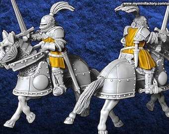 C15th/16th Henry VIII & James IV Mounted, 28mm 1/56