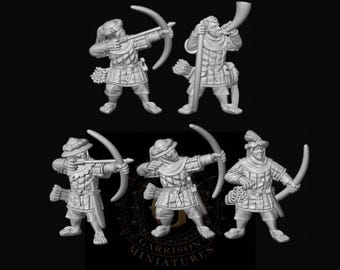 Halfling Levy Archers X6 - 28mm