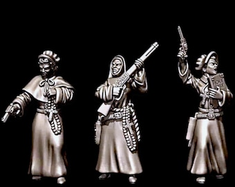 Armed and Dangerous Nuns, 28mm/32mm