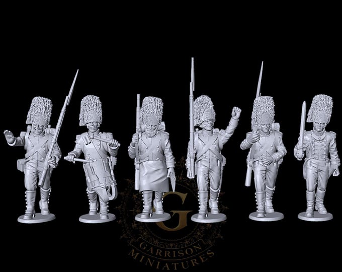 Napoleonic Kingdom Of Saxony Mounted General Staff 28mm 1/56