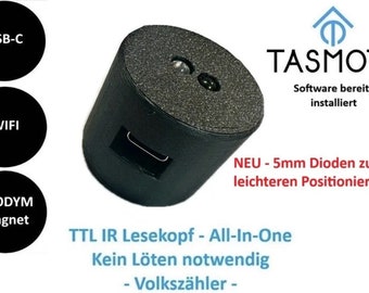 TTL IR WIFI Lesekopf All-In-One Leseschreibkopf Volkszähler Smartmeter Ir-Head wie Hichi