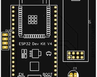 OpenDTU ESP32 PCB also read 1.3" OLED board Hoymiles balcony power plant - TYPE 2