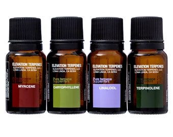 Entspannungspaket Ätherisches Ölkonzentrat: 99% Reinheit (Myrcen, Beta Caryophyllen, Terpinolen, Linalool)