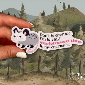 Ne me dérangez pas - Sticker vinyle | bouteille d'eau, ordinateur portable, autocollant pour journal | Autocollant découpé résistant à l'eau