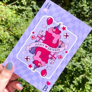 Handmade Bear Birthday Card With Recycled Envelope