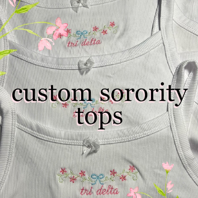 Sorority Tank Top - Delta Iota Delta Racerback Tank main image 1