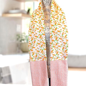 Kitchen Easter Bakers Boa Chefs Towel - Neck Towel for the Fashionable Chef! Wear and Wipe Handsfree!