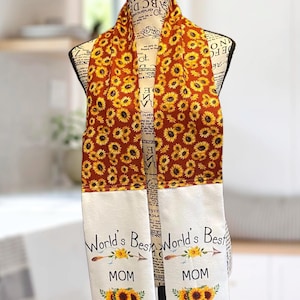 Kitchen Bakers Boa Chefs Towel -Cook in Style with this Handmade Kitchen Boa - Neck Towel for the Fashionable Chef! Wear and Wipe Handsfree!