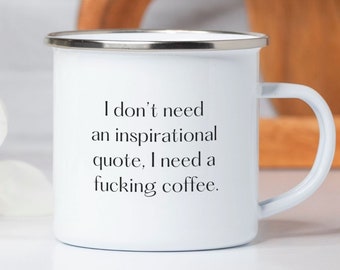 Taza de cita inspiradora divertida, regalos sarcásticos, tazas de café divertidas de oficina, regalo de amante del café de taza sarcástica, decorador de oficina de regalos de oficina